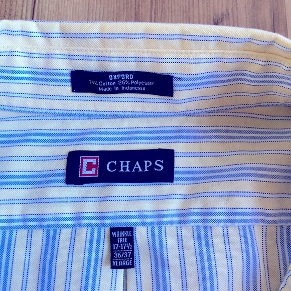 CHAPS Long Sleeve Shirt XL Men’s - Picture 2 of 11